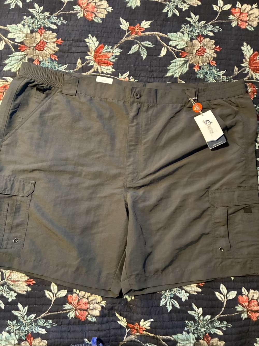 Men's Casual Cargo Shorts - Dark Gray
